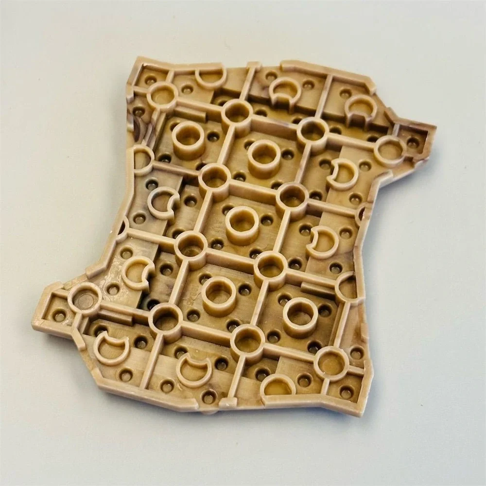 Mega Bloks Tan Terrain Base Plate with‎ Cut Out Parts